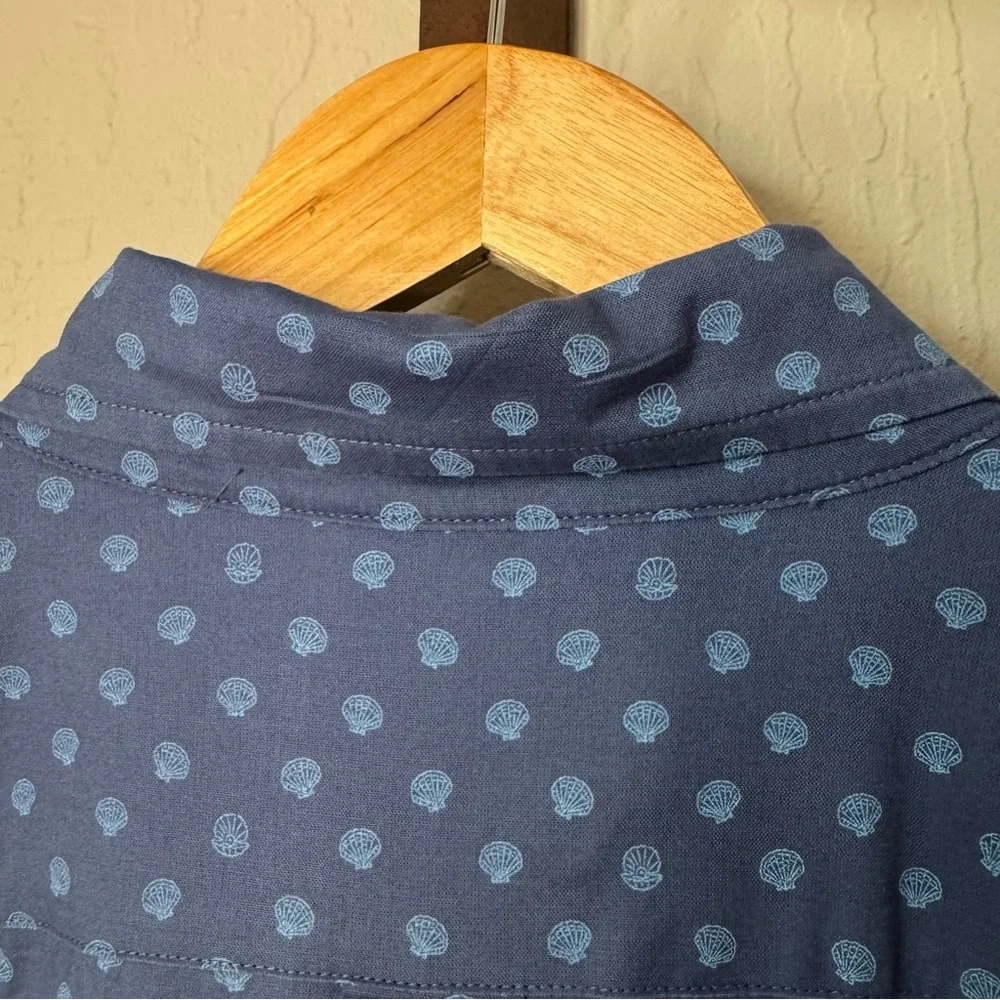 VINEYARD VINES Classic Fit Murray Shirt Short Sleeve Button Down Shell Print LG - Picture 6 of 14